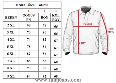 Büyük Beden Polo Yaka Kalın Sweatshirt 98424 A.KAHVE - Thumbnail