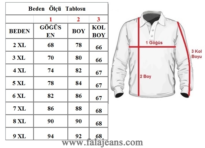 Büyük Beden Polo Yaka Kalın Sweatshirt 98424 A.KAHVE