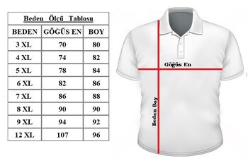 Büyük Beden PoloYk Penye Tişört 76112 Siyah